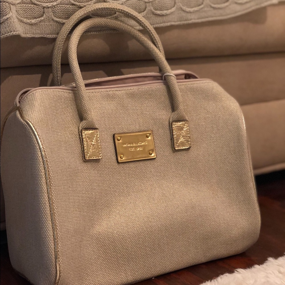 Michael Kors Gold Tote - Picture 4 of 6